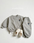 Bear Embroidery Fleece Set