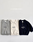 Embroidery Anorak Sweatshirt