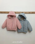 Check Padded Anorak