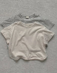 Bam Bam Stripes Tee – Oversized Shirt mit feinen Streifen