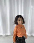Tangerine Mock Neck Top