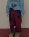 Button Jogger Pants