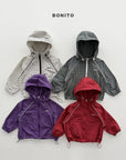 Little Foxx – Check Stripe Windbreaker