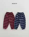 Little Foxx – Stripe Knit Jogger Pants