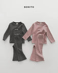 Little Foxx – Solid Stripe Slim Set