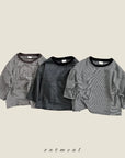 Little Foxx – Pretzel Stripe Round Neck Tee