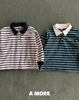 Little Foxx – Multi Stripe Collar Tee