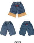Little Foxx – Wash Roll-up Denim Pants