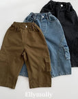 Little Foxx – Haco Balloon Cargo Denim Pants