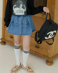 Little Foxx – Jessica Denim Skirt Pants