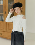 Little Foxx – Diagonal Button Tee