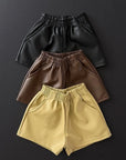 Little Foxx – Faux Leather Shorts