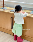 Little Foxx – Matcha Corduroy Half Pants
