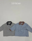 Little Foxx – Striped Collar Sweatshirt