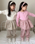 Little Foxx – Flower Frill Jogger Pants