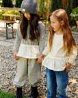 Little Foxx – Dot Frill Tee