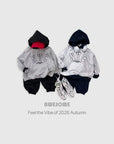 Little Foxx – NY Colorblock Hooded Top & Bottom Set