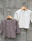 Little Foxx – Torchon Waffle Floral Tee