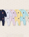 Little Foxx – Teddy Bear Embroidered Top & Bottom Set