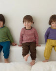 Little Foxx – Striped Color Block Loungewear