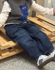 Little Foxx – Paint Denim Pants