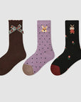 Little Foxx – Ribbon Rose Rabbit Socks Set