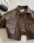 Little Foxx – Two Pocket Classic Leather Jacket