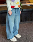 Little Foxx – Simple Loose Denim Pants