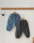Little Foxx – U Cut-out Jogger Denim Pants