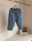 Little Foxx – Pintuck Kong Denim Pants