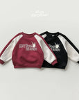 Little Foxx – Donut Color Block Fleece Sweatshirt