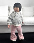 Little Foxx – Ribbed Bootcut Pants