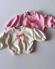 Little Foxx – Ribbon Puff Sweatshirt