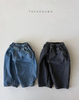 Little Foxx – Barrel Fleeced Denim Pants