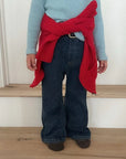 Little Foxx – Chenille Bootcut Denim Pants