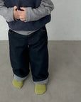 Little Foxx – Knot Dart Denim Pants