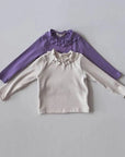 Little Foxx – Oves Ribbed Frill Tee