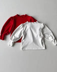 Little Foxx – Ribbed Puff Tee