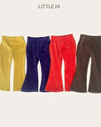Little Foxx – Velour Pop Bootcut Pants