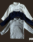 Whistle Half Turtleneck von Pepper – T-Shirt für Kinder aus Korea
