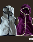 Polar Bear Hooded Vest von Pepper – Jacke für Kinder aus Korea