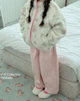 Little Foxx – Milk Heart Embroidery Pants