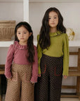 Blooming Frill Picot Tee von Oren – T-Shirt für Kinder aus Korea