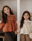 Merci Smock Blouse von Oren – Hemd für Kinder aus Korea