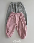 Little Foxx – Snowflake Ribbed Jogger Pants