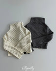 Little Foxx – Dot Fleeced Half Mock Neck Tee