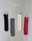 Little Foxx – Dot Ribbed Fleeced Socks