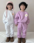 Little Foxx – Fleece Daisy Top & Bottom Set