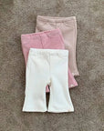 Little Foxx – Basil Ribbed Bootcut Pants