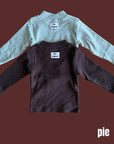 Little Foxx – Mint Half Mock Neck Polo Tee